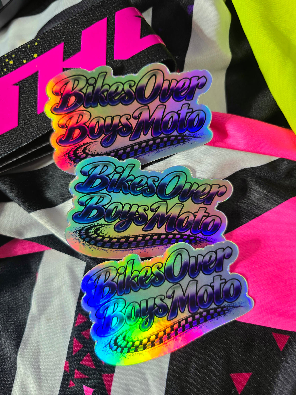 BOBM Tire Tread Holo Sticker