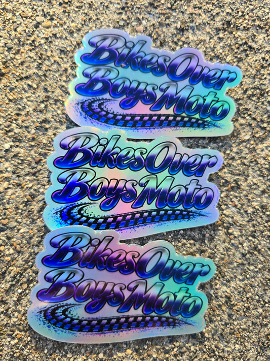 BOBM Tire Tread Holo Sticker