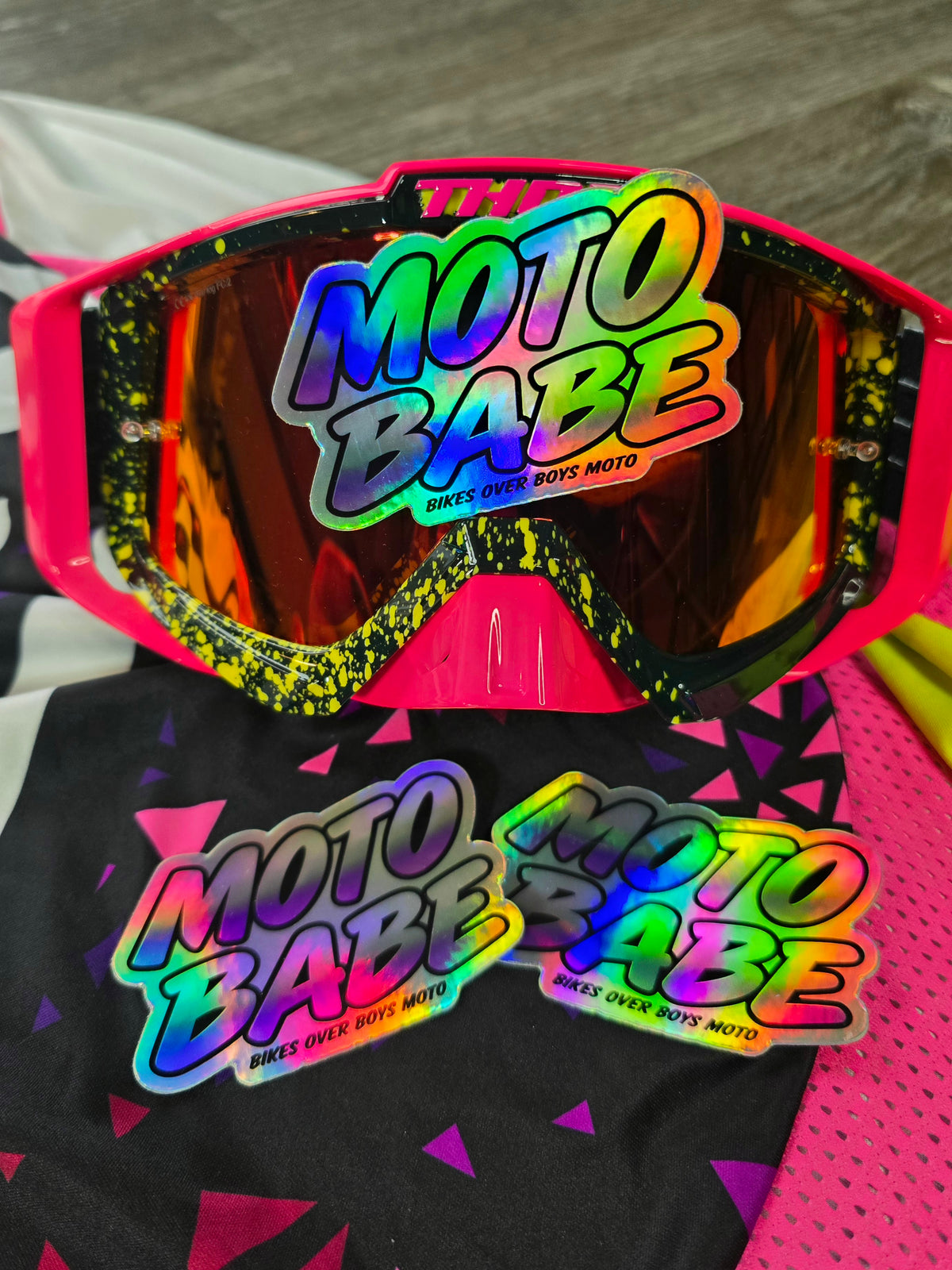 BOBM Moto Babe Holo Sticker