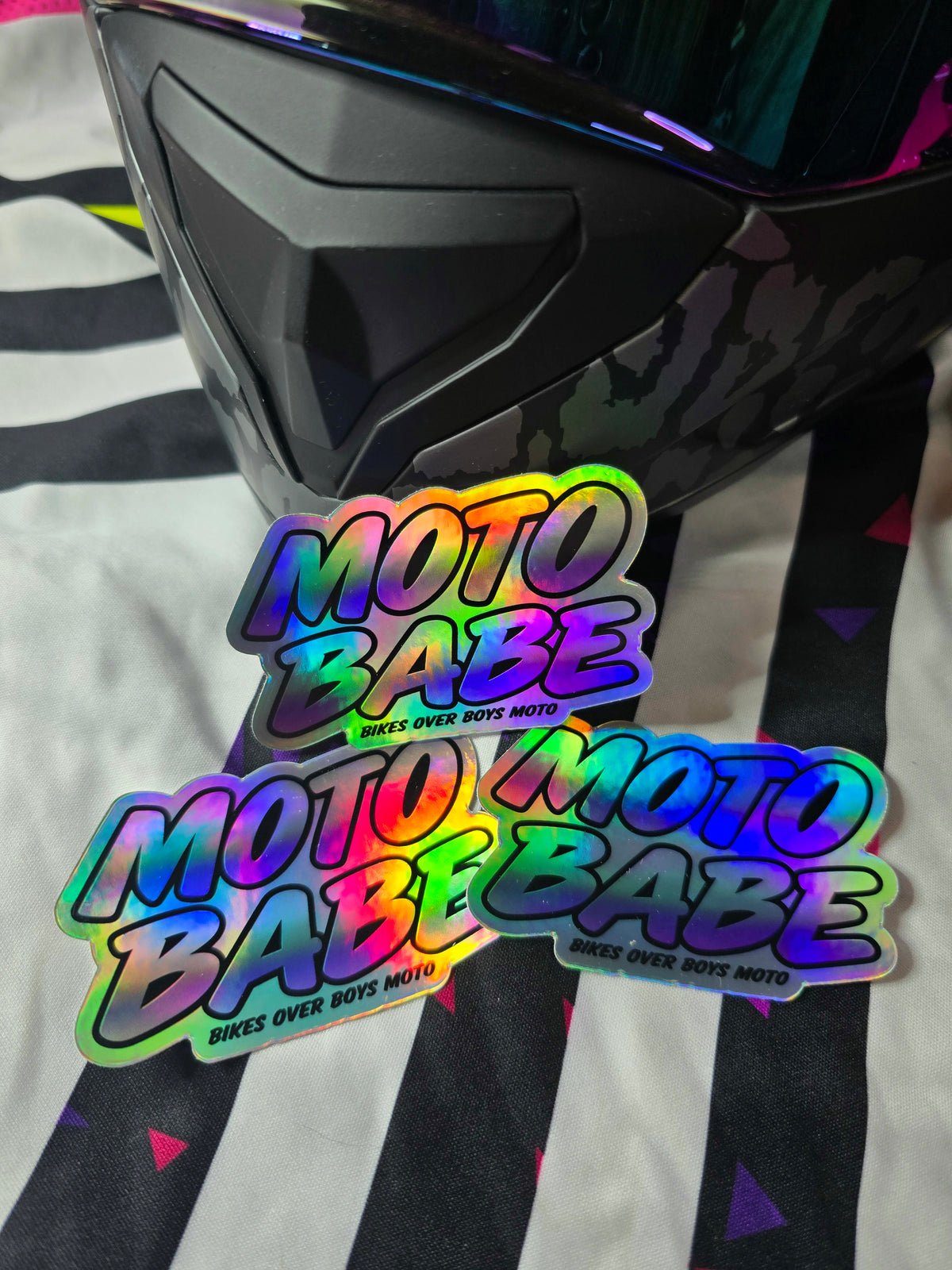 BOBM Moto Babe Holo Sticker