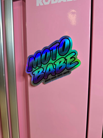 BOBM Moto Babe Holo Sticker