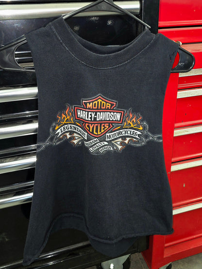 Vintage Harley Barbed Wire Cut Off
