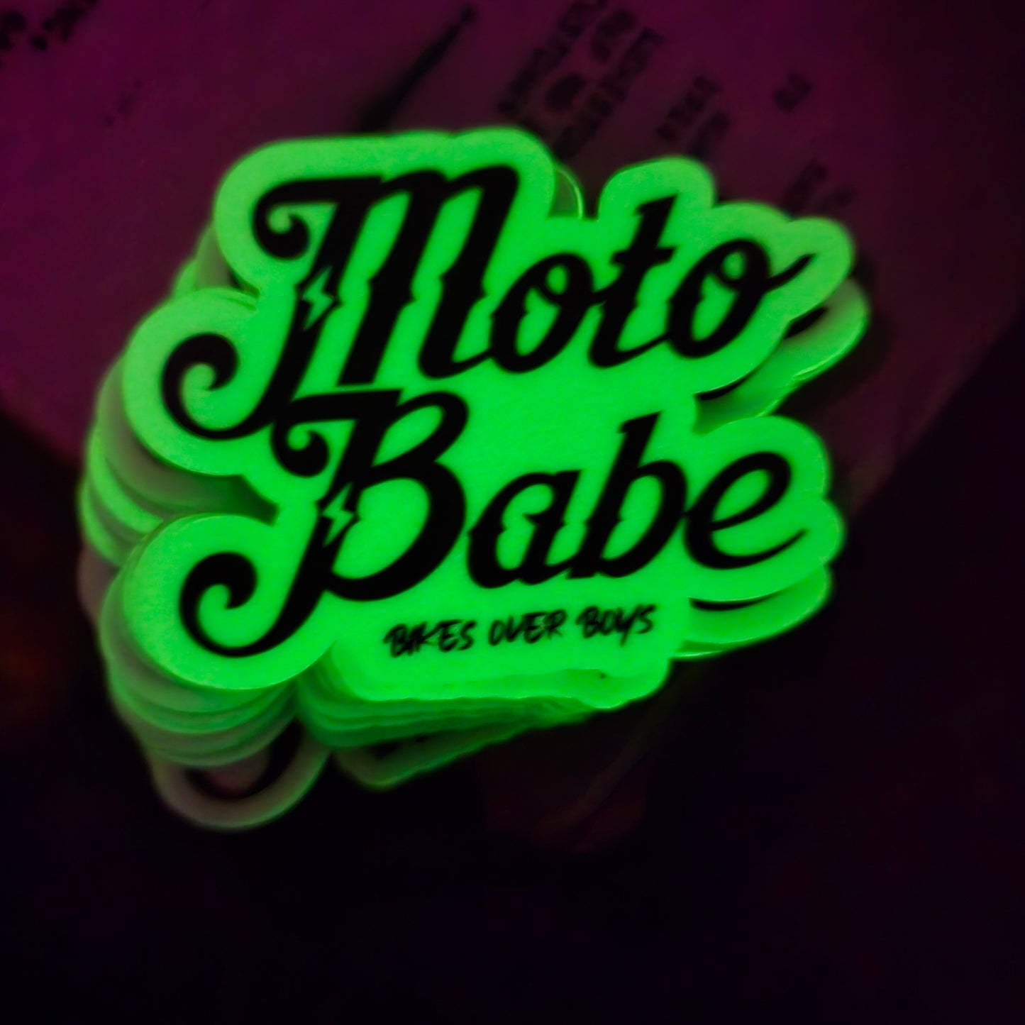 MOTO BABE Glow In The Dark