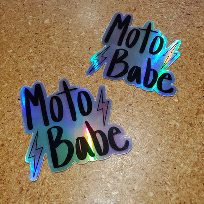 Moto Babe Sticker