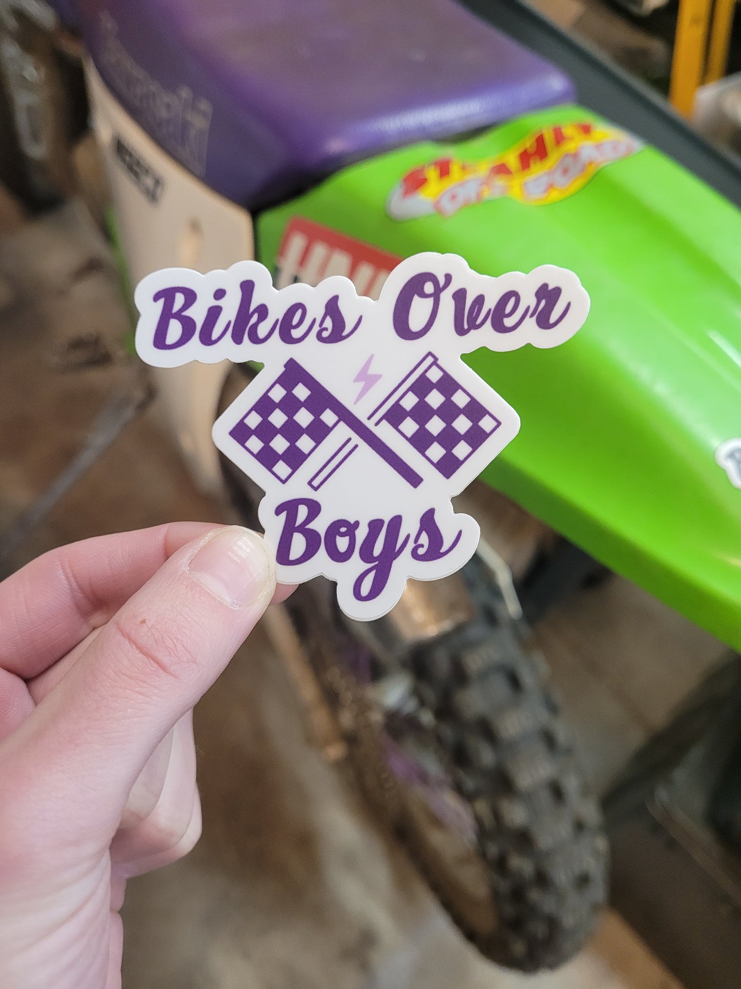 Purple Flag Sticker