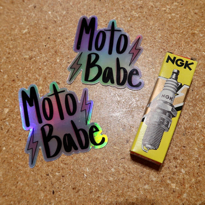 Moto Babe Sticker