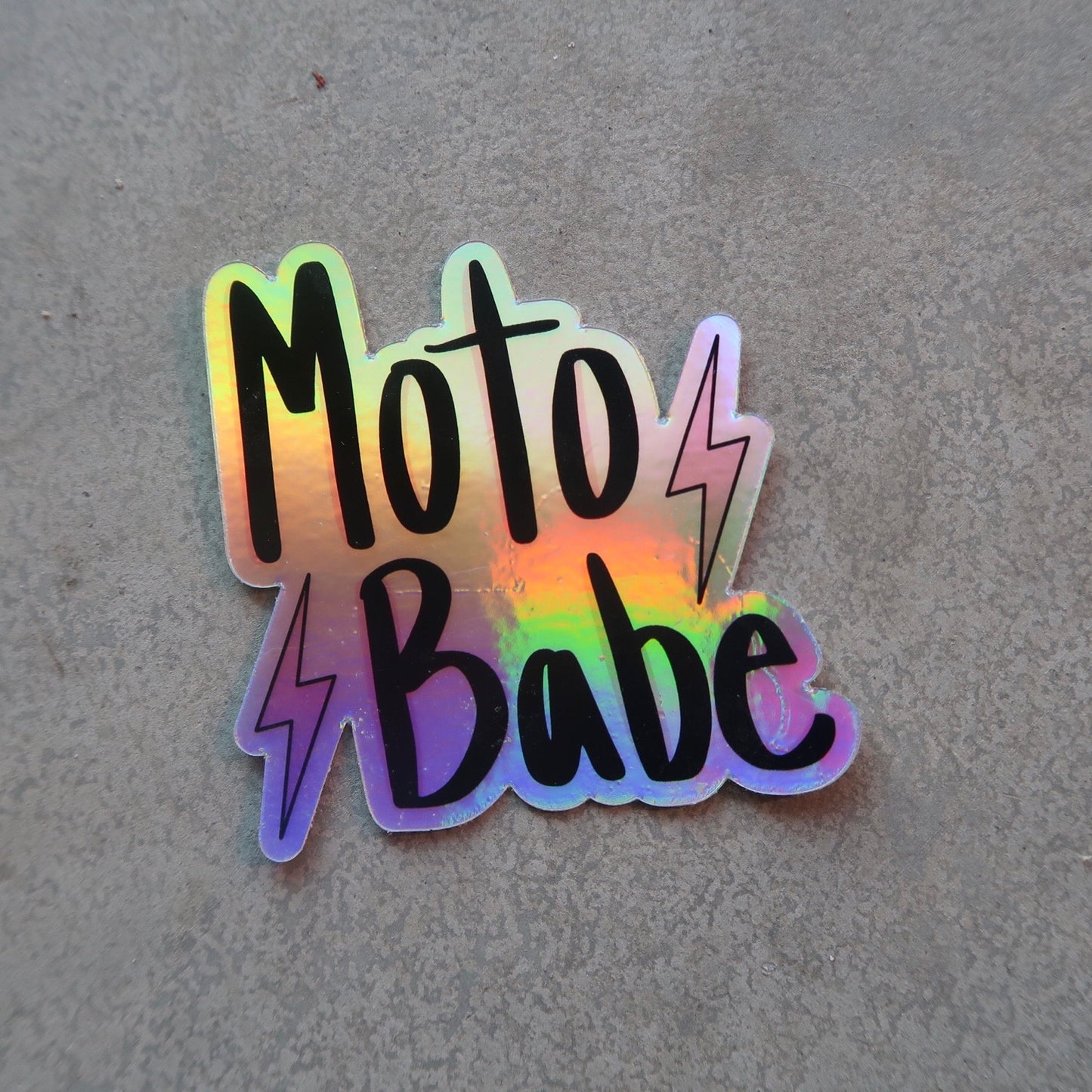 Moto Babe Sticker